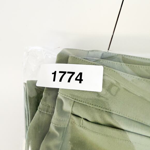 Myles Mens Tour Pant Modern Slim Fit 32” Green Stretch - Size S - Picture 9 of 9